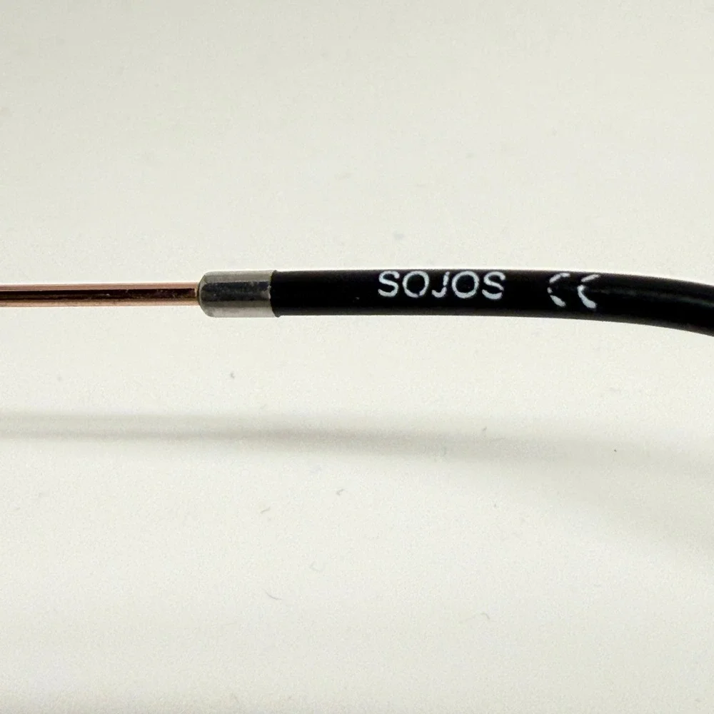 Sojos Rose Gold Round Metal Frame Blue‎ Light Blocking Glasses SJ5027 22790